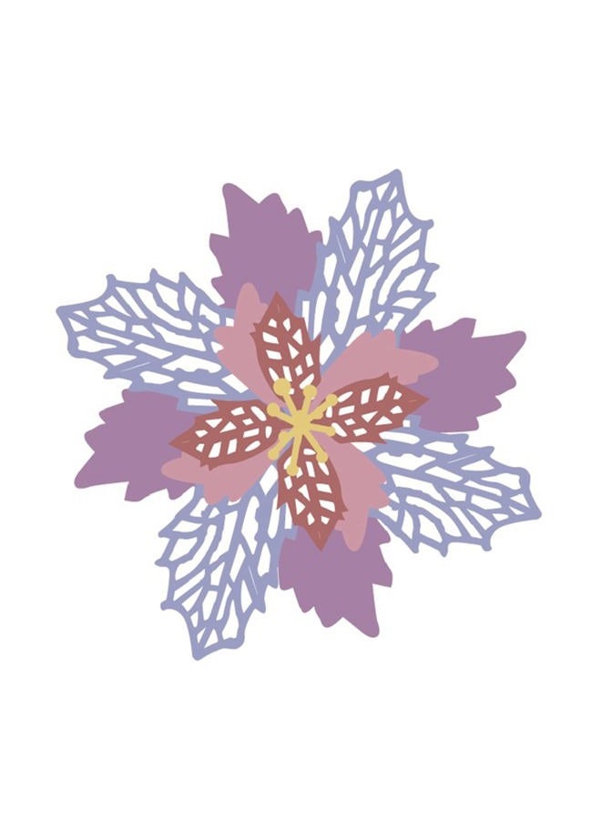 hinana 3D Flower Christmas Metal Die Cuts,Grite Lace Edge Flower Frame Cutting Dies Cut Stencils for DIY Scrapbooking Photo Decorative Embossing Paper Dies for Scrapbooking Card Making - Image 5