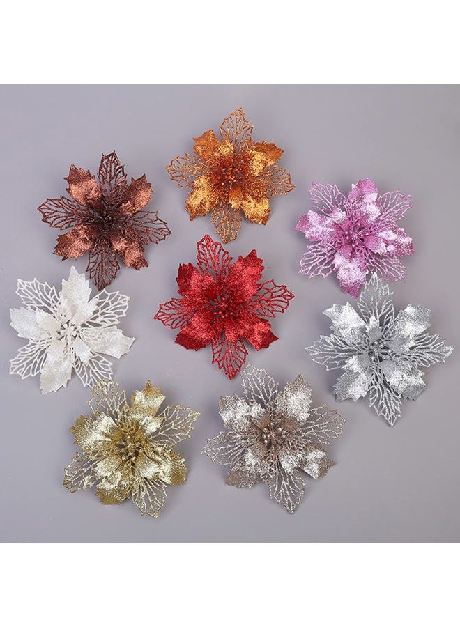 hinana 3D Flower Christmas Metal Die Cuts,Grite Lace Edge Flower Frame Cutting Dies Cut Stencils for DIY Scrapbooking Photo Decorative Embossing Paper Dies for Scrapbooking Card Making - Image 3