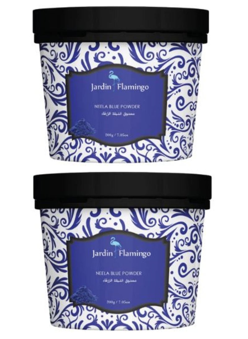 Jardin Flamingo Nilla Blue Powder 200g 2PC - Image 1