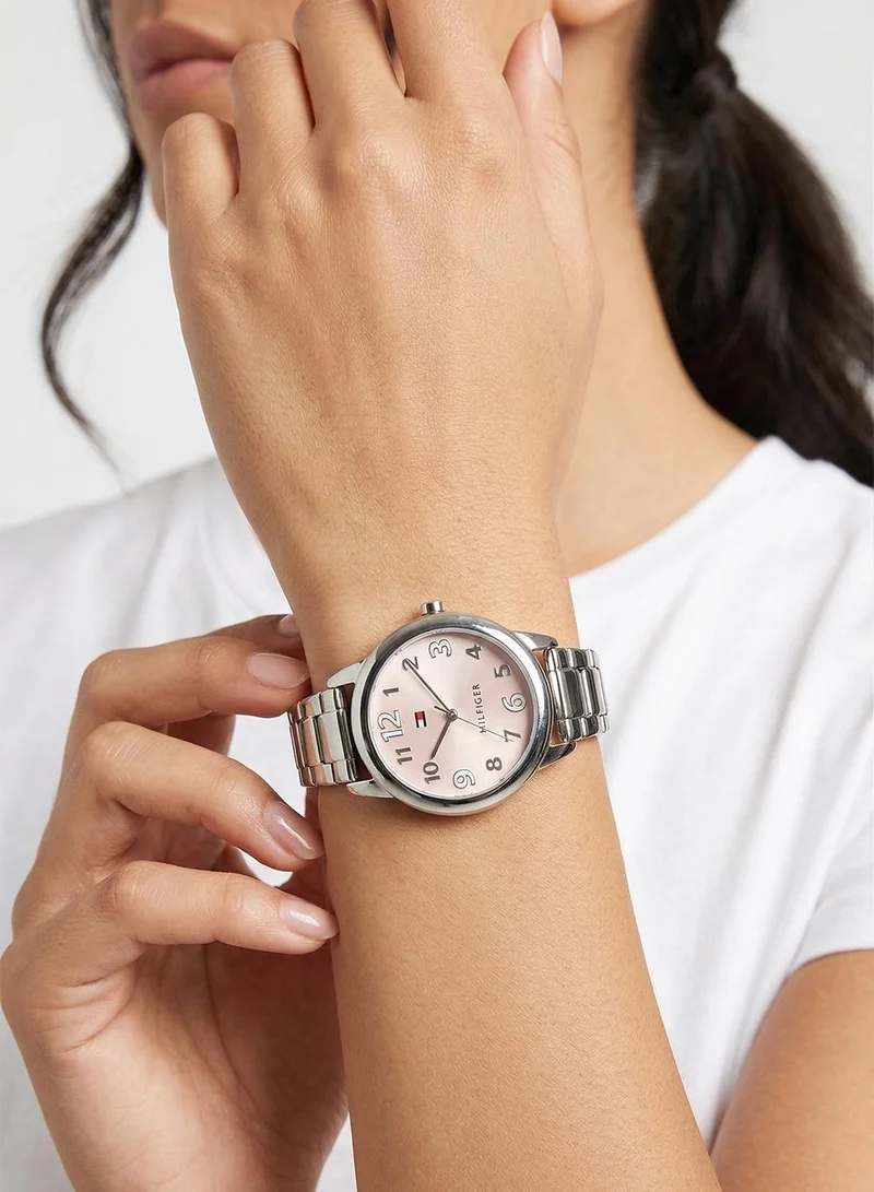 TOMMY HILFIGER  3-Hand Quartz Movement Watch For Youth With Silver Stainless Steel Bracelet - 1720045 for Women | Best Price UAE