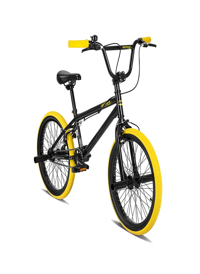 Spartan 20" Batman BMX Bicycle Line for Kids - Youth and Beginner-Level to Advanced Adult Riders - 20-Inch Wheels - Steel Frame - Black Colors  - Image 1