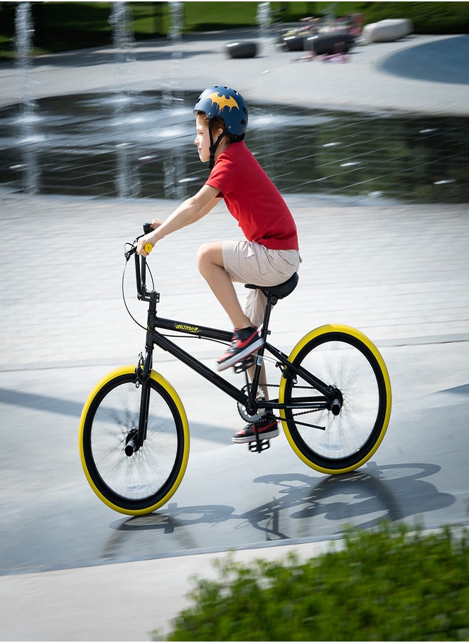 Spartan 20" Batman BMX Bicycle Line for Kids - Youth and Beginner-Level to Advanced Adult Riders - 20-Inch Wheels - Steel Frame - Black Colors  - Image 3