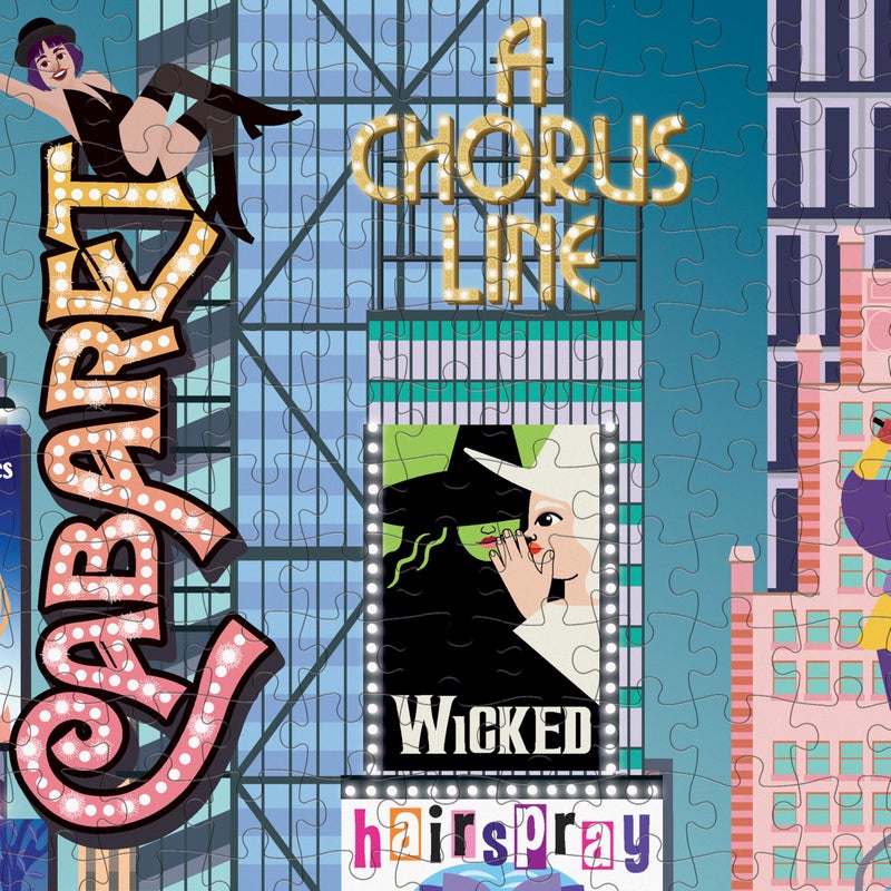 Ridley's: 50 Must-See Musicals Bucket List 1000-Piece Puzzle|Unique Graphics of Popular Broadway Musicals in New York City|Room DÃ©cor After Completion|Great Gift for Musical Lovers - Image 4