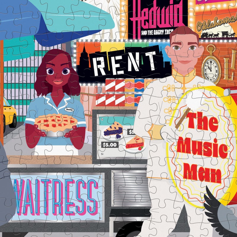 Ridley's: 50 Must-See Musicals Bucket List 1000-Piece Puzzle|Unique Graphics of Popular Broadway Musicals in New York City|Room DÃ©cor After Completion|Great Gift for Musical Lovers - Image 5
