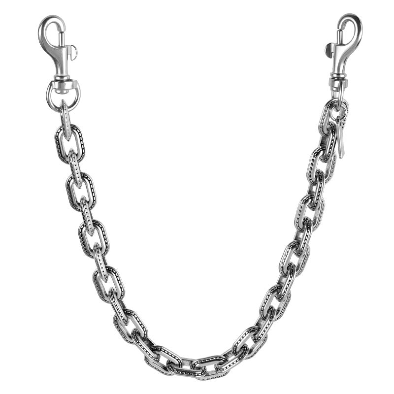 Weixiltc Bag Charm Chains for Women, Cute Purse Extender Chain, Punk Charm Pants Link Chain for Girls (Metal-Silver) - Image 1