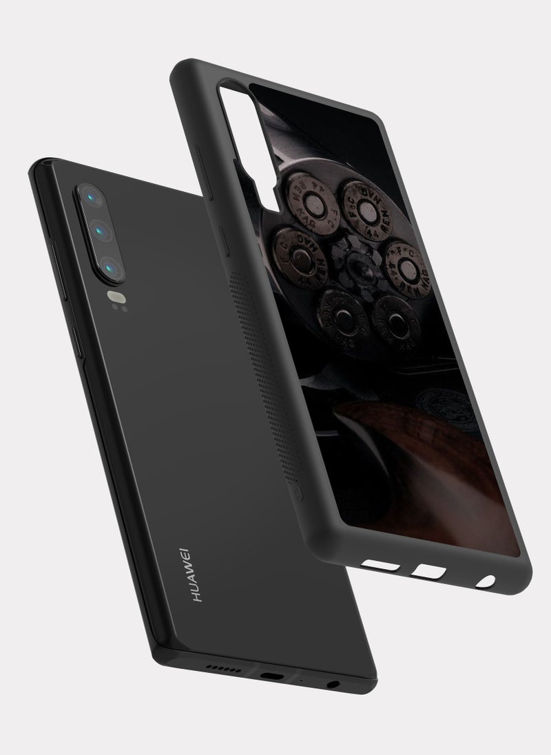 بكسلات كفر هواوي بي 30 مسدس محالة اسود - Image 2