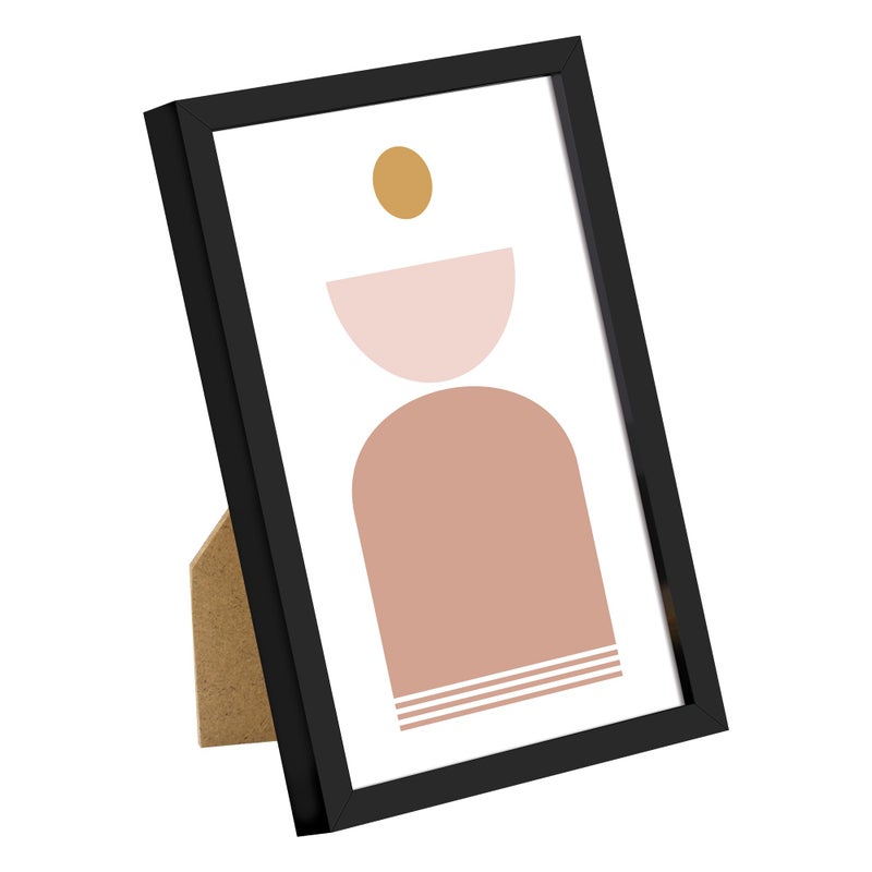 أبس سيمبلز مجموعة إطار صورة 4x6 مصنوعة من 3 مصنوعة من الزجاج عالي الوضوح لمدة 4 × 6 إطارات سوداء الجدار وعرض الطاولة إطار صورة حدودية رقيقة للمنزل د؟ - Image 2