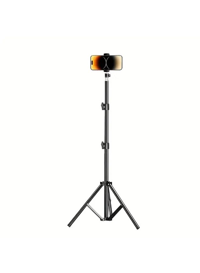 حامل أرضي ثلاثي قابل لضبط الارتفاع للهواتف الذكية وكاميرات DSLR للبث المباشر - Image 4