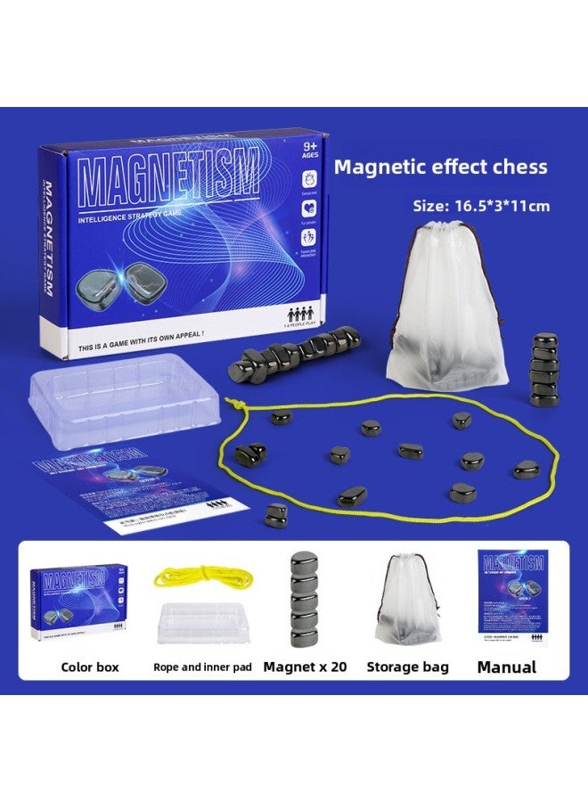 Magnetic Effect Chess Board Game Training Concentration Chess Puzzle Fun Children's Thinking Logic PK Toy Battle Chess