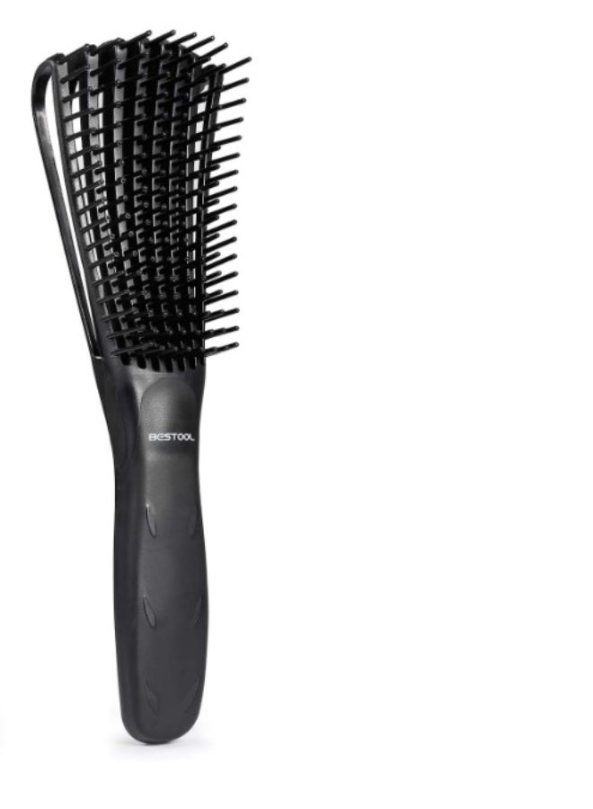 BESTOOL Detangle Hair Brush – No-Pain Flexible Bristle Brush for Natural, Curly and Wavy Hair Gentle on Wet or Dry Hair for Fast & Easy Detangling - Image 2
