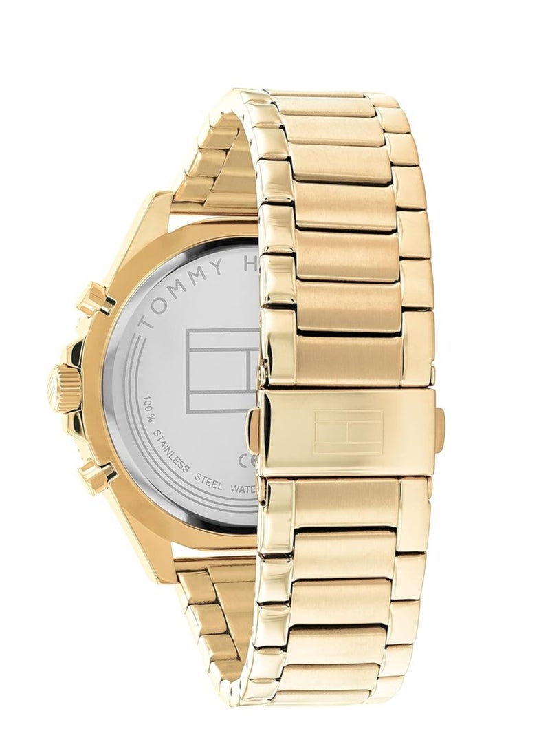 Tommy Hilfiger Plus Men's Quartz Stainless Steel and Link Bracelet Watch-1791919 46MM - Image 3
