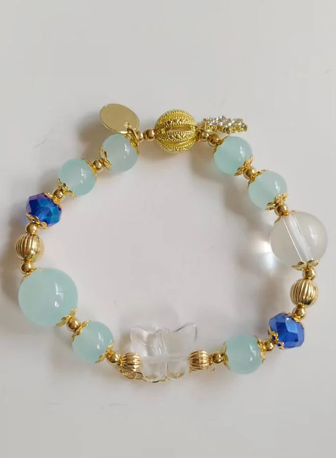Take Two  Blue Beaded Bracelet for Women | Best Price UAE