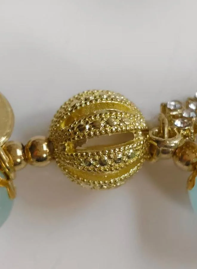 Blue Beaded Bracelet