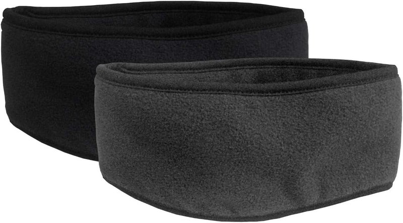 N'Ice Caps Kids Fleece Headbands 2-Pack | Stretchy | Full Ear Coverage Boys Girls - Image 1