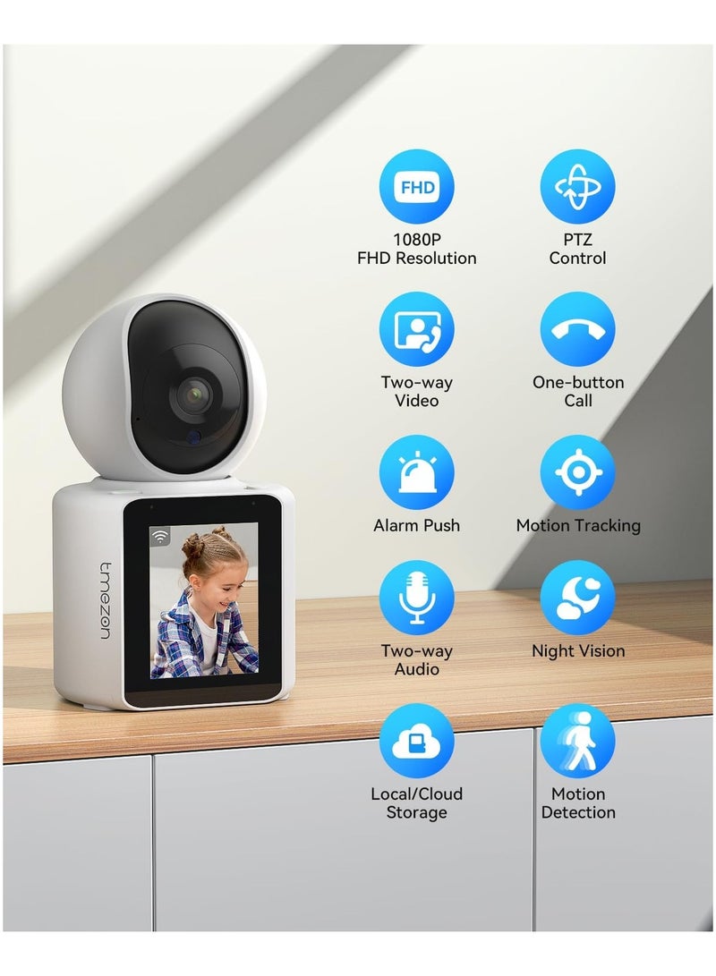 MHR Wireless Security Camera with Two-Way Video Calling, HD WiFi Surveillance Camera with Motion Detection, Night Vision & App Control for Home & Office - Image 2