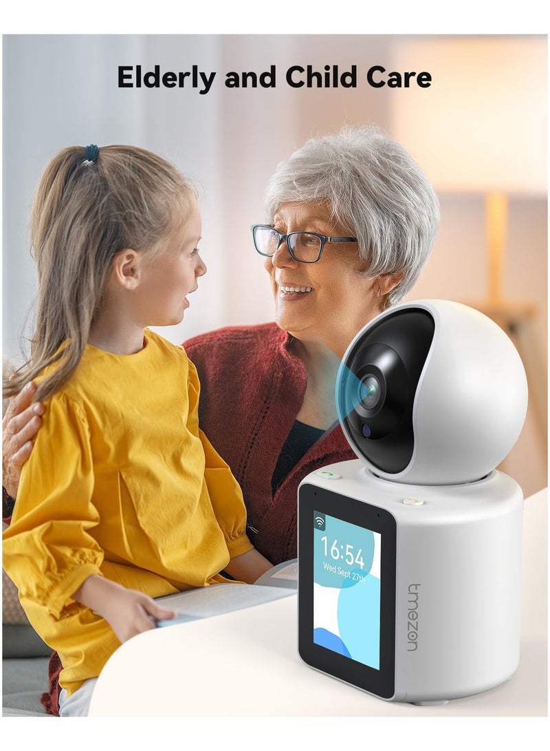 MHR Wireless Security Camera with Two-Way Video Calling, HD WiFi Surveillance Camera with Motion Detection, Night Vision & App Control for Home & Office - Image 3