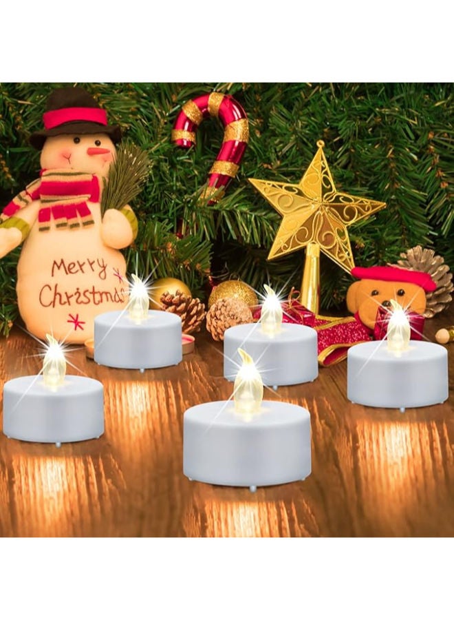 عبوة من 50 شمعة بدون لهب، واقعية ومشرقة، تدوم طويلاً حتى 200 ساعة - Image 3