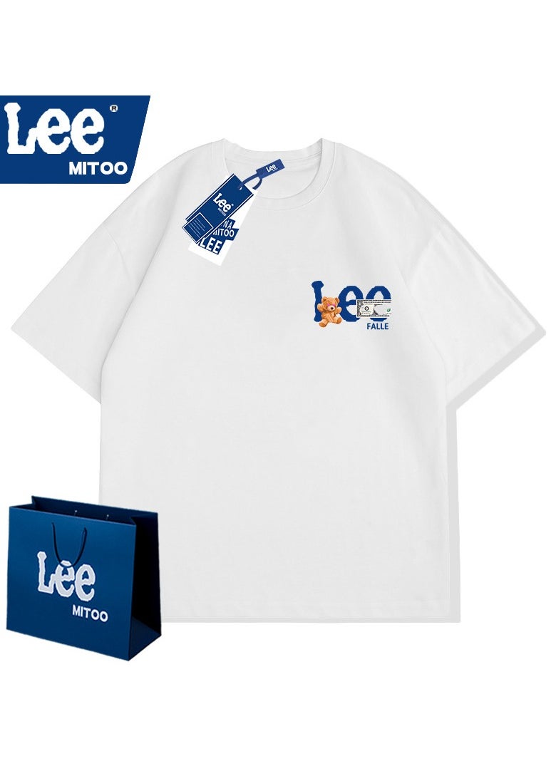 LEE - New Fashionable Casual LEE Co Branded T-shirt - Image 1