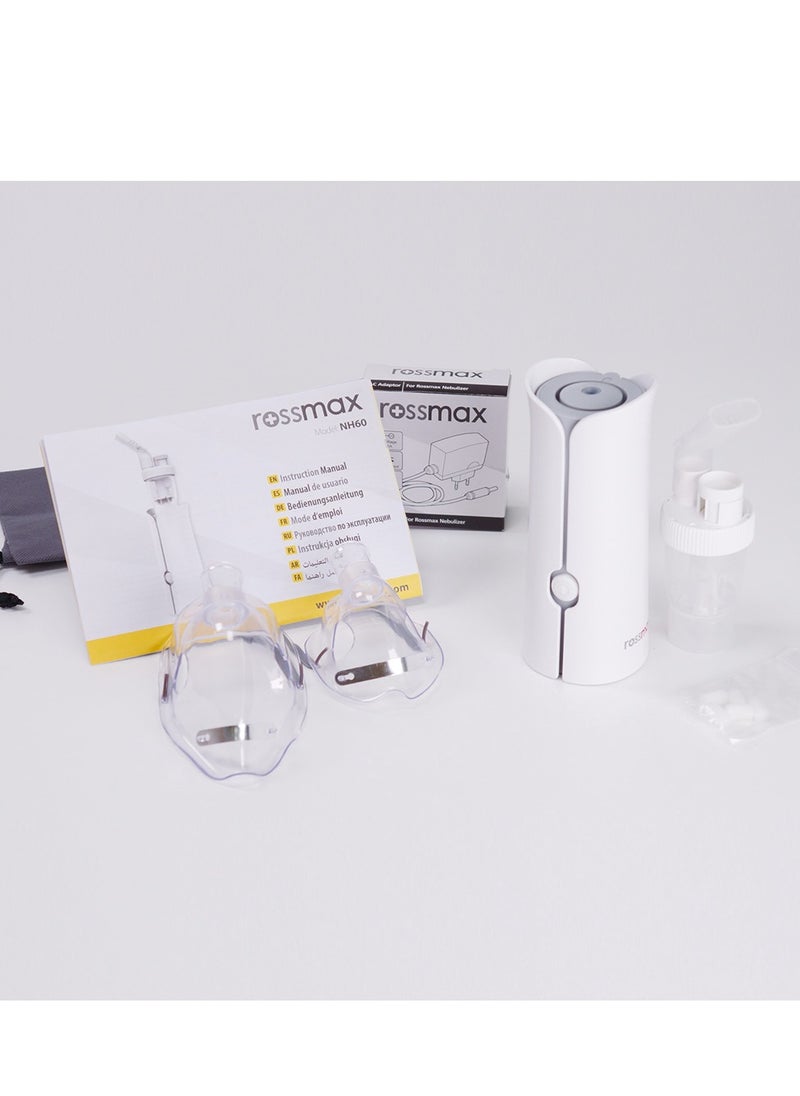 Rossmax NH60 Handheld Piston Nebulizer - Portable and Efficient Respiratory Therapy Device Rossmax Nebulizer Handheld Piston Nebulizer Portable Respiratory Device Efficient Asthma Treatment Compact Medical Device Nebulizer for Kids and Adults Breathing Therapy Anywhere - pzsku/Z1251E762D4FA98A0ED25Z/45/_/1733671880/0e3db3f0-e349-4508-9d42-e69af8d7c9b3