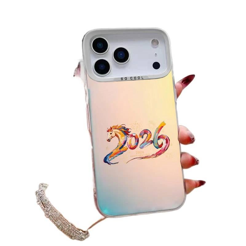 iPhone 14 Plus Case , Laser , Cover for iPhone 14 14 Plus 14 Pro 14 Pro Max , PC , Year of the Horse 2026 Pattern - Image 3