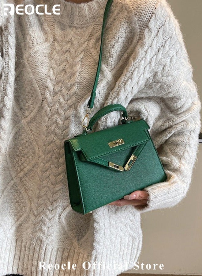 REOCLE Womens Handbags Crossbody Bags Top Handle Satchel with Detachable Strap Luxury Tote Work Bag PU Fashion Designer Handbags Purses - Image 2