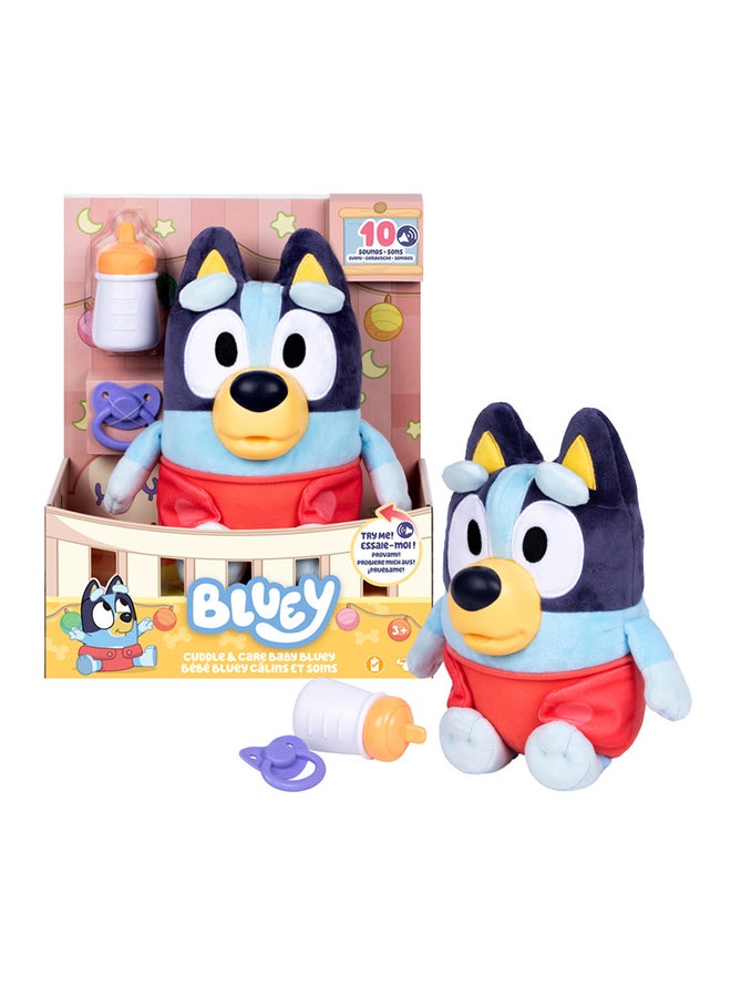 BLUEY S13 PLUSH CUDDLE & CARE BABY BLUEY  - Image 1