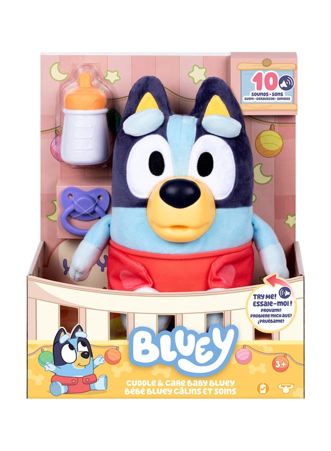 BLUEY S13 PLUSH CUDDLE & CARE BABY BLUEY  - Image 3