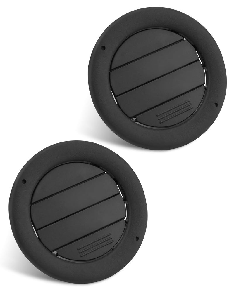 ANODZU Rear Ceiling AC Air Vent Louver Grille Fit for Ford Expedition for Lincoln Navigator 20152020 Replace FL1Z19893AH Black 2 Pack