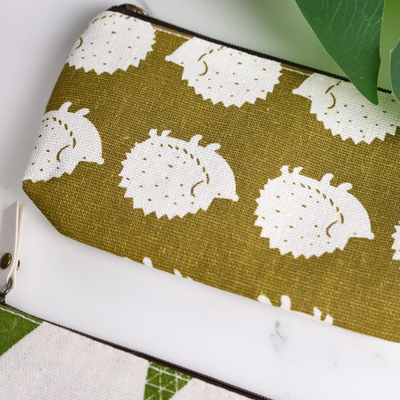 Koogel 10 Packs Canvas Zipper Pencil Bags, 5 Style Pencil Case Pouch Bag Small Cosmetic Makeup Bags Coin Purse Multifunctional Cosmetic Makeup Bag Small Pouches For Purse - Image 4