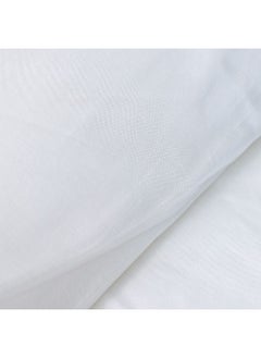 DANUBE HOME Bliss 3 - Pieces 144 Tc Premium Cotton Queen Duvet Cover Set Soft, Breathable, And Comfortable Bedding Stylish Duvet And Pillow Shams 200 X 200 Cm,50 X 75 Cm White  - Image 1