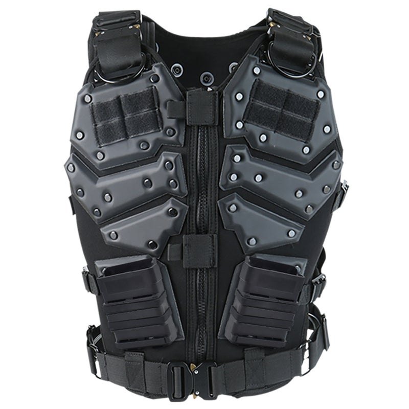Adjustable Combat Molle Vest Airsoft Paintball Vest for Outdoor Hunting Shooting - Image 1