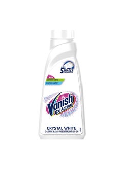 Crystal White 800 Ml, Fabric Whitener | Detergent Add-On Liquid | Whites Like New | Stain Remover | Chlorine Bleach Free | Suitable With All Washing Detergent Powders And Liquids