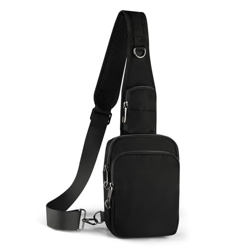 VADOO Sling Bag, Crossbody Bag with Zipper Lock, RFID Blocking & Water Resistant for Men and Women - Image 1