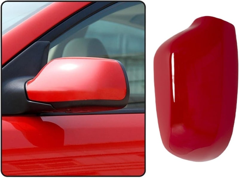 Door Rearview Mirror Cover Cap Housing Compatible With Mazda 3 2003-2009 Car Accessories(White Right) - Image 3