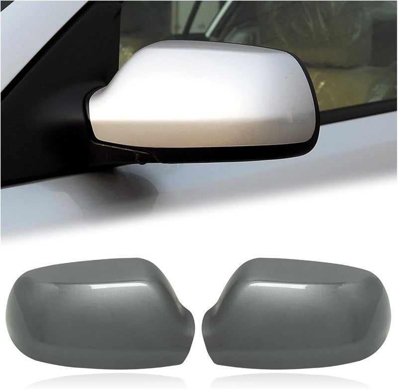 Door Rearview Mirror Cover Cap Housing Compatible With Mazda 3 2003-2009 Car Accessories(White Right) - Image 2