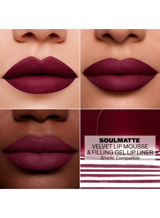 Morphe Soulmatte Filling Gel Lip Liner - Compatible - Image 3
