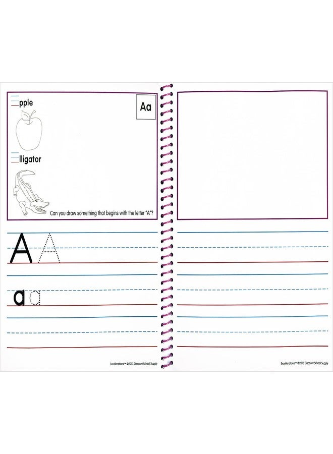 Excellerations Alphabet Skills Workbooks Learning Tool Set of 10 Workbooks for Kids - Image 3