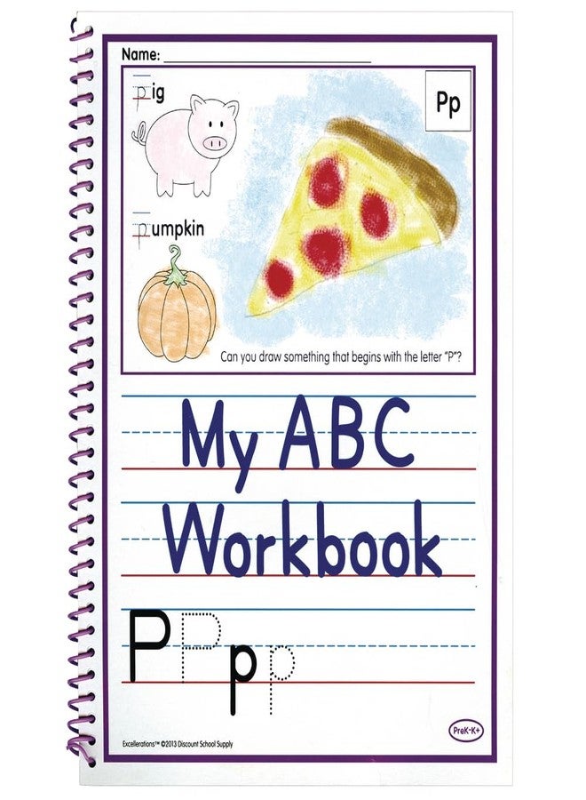 Excellerations Alphabet Skills Workbooks Learning Tool Set of 10 Workbooks for Kids - Image 1