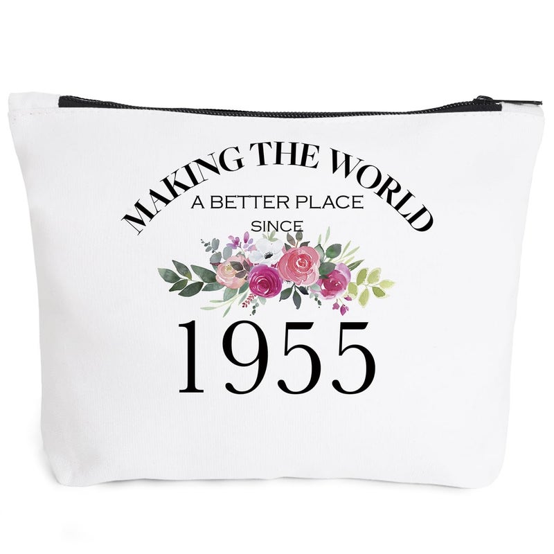 Fokongna 70th Birthday Gifts for Women Mom Grandma Aunt BFF Friends Teacher Boss Staff Colleague Coworker-Making The World Since 1955-70 Years Old Gifts Ideas For Women Turning 70 for Wife Sisters - Image 1