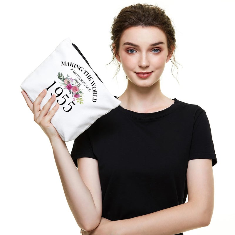 Fokongna 70th Birthday Gifts for Women Mom Grandma Aunt BFF Friends Teacher Boss Staff Colleague Coworker-Making The World Since 1955-70 Years Old Gifts Ideas For Women Turning 70 for Wife Sisters - Image 5