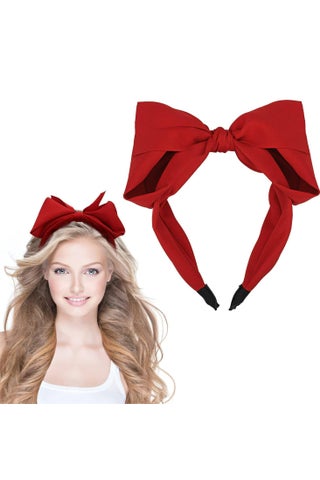 طوق شعر بعقدة حمراء - طوق شعر عريض مصنوع يدويًا على شكل عمامة عريضة - طوق شعر عصري غير قابل للانزلاق للنساء والفتيات - pzsku/Z1252CEBA5FA92F62DD06Z/45/1755071017/69abbf39-ce69-4e9f-8368-428bed30f704