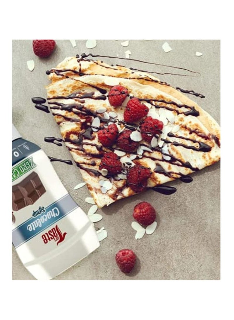 Mrs Taste Sugar Free and Zero Calories Chocolate Hazelnut Syrup 335 gm - Image 4