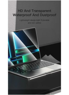 Lanex screen protector and keyboard, 3 pieces, Compatible with MacBook Air M1 13 - Clear