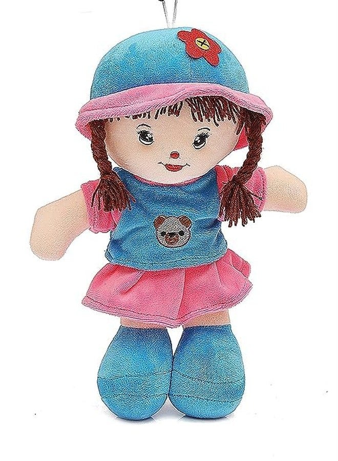 جلانس دمية غلانس الناعمة واللطيفة ذات المظهر الجميل | ألعاب محشوة جذابة | اجذب انتباهك بدمية ليتل دارلينغ (فتاة أدي الزرقاء، 40 سم) - Image 1