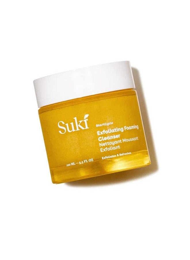 suki - Face Scrub Exfoliating Face Wash Suki Skincare Exfoliate Foaming Cleanser Natural Face Wash Deep Pore Cleaner Microdermabrasion Facial Scrub Colloidal Oat & Raw Sugar Scrub Face Exfoliator 3.38 Oz - Image 1
