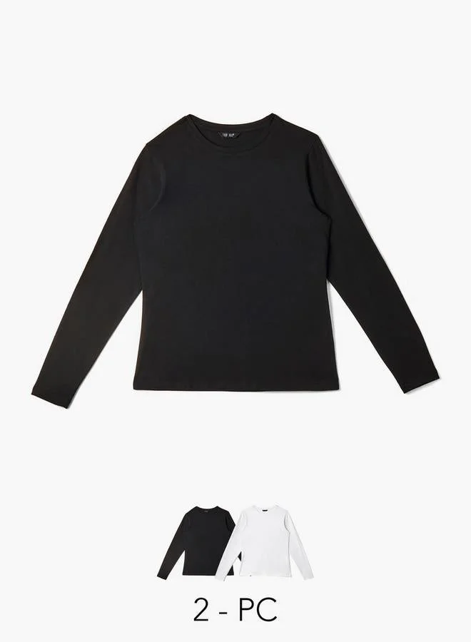 سبلاش فيڤ Women Crew Neck Long Sleeve T-shirt