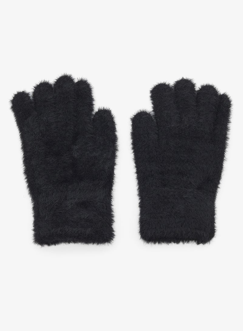 Ginger Cozy Knitted Gloves - Image 1