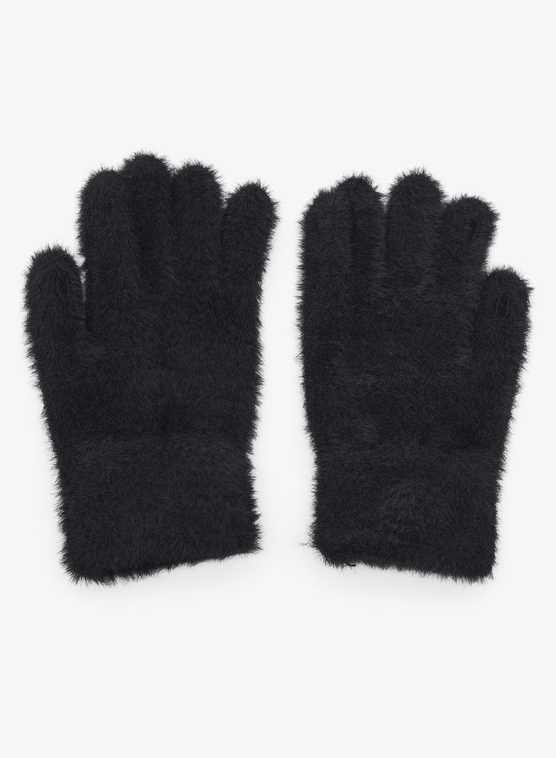 Ginger Cozy Knitted Gloves - Image 2