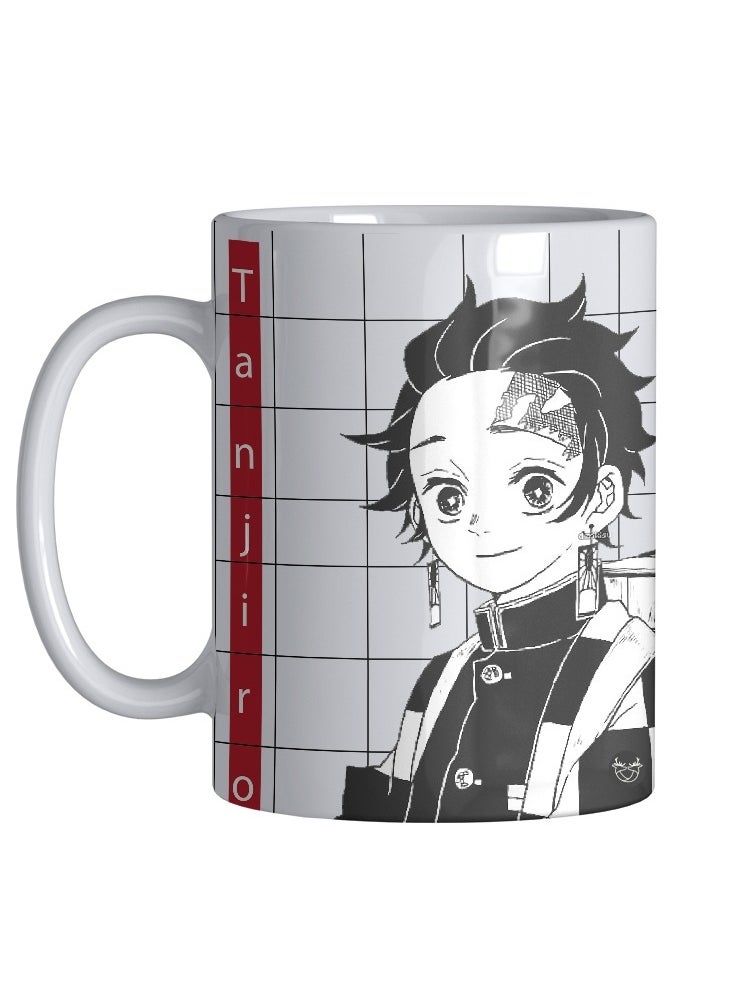 Reeman Design White mug with Tanjiro design print 