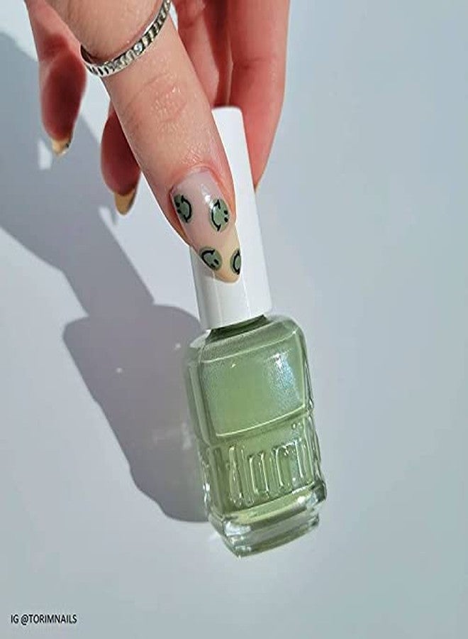 duri Nail Polish, 720 Barefoot, Creamy Pastel Green, Full Coverage, Glossy Finish, Fast Drying, 0.45 Fl Oz - Image 2